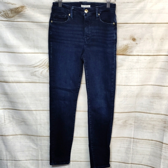 Good American Good Legs High Rise Skinny Jeans, Size 0/25 - Picture 1 of 13